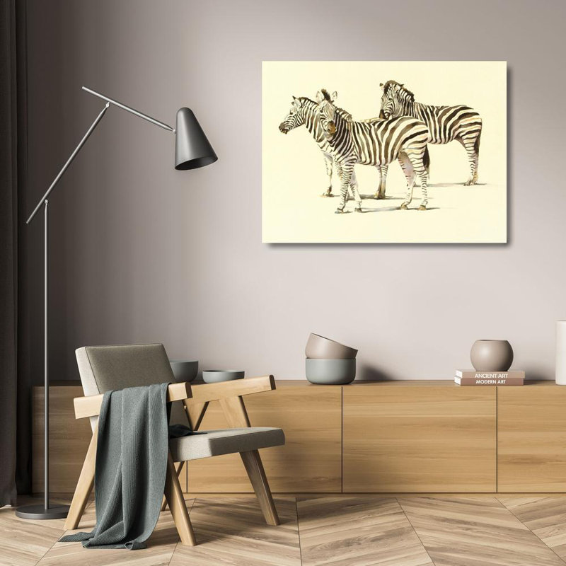 Zebras, 18" H x 24" W