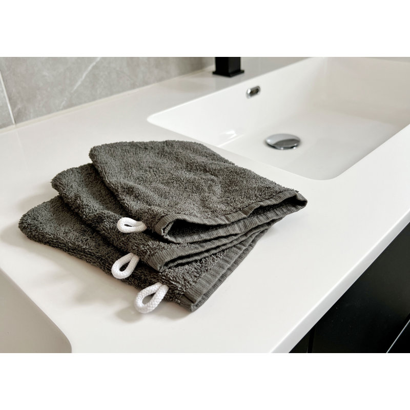 Midweight Washcloth, Anthracite