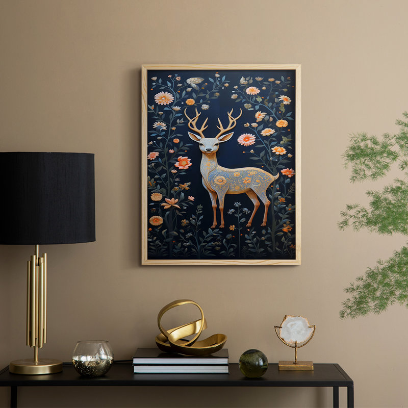 ANIMALS Series CDL XXVI, reproduction encadrée - bois massif, Naturel, H 30 po x l 24 po