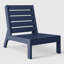 Chaise sans accoudoirs à assise profonde avec coussins-77886104-77886101