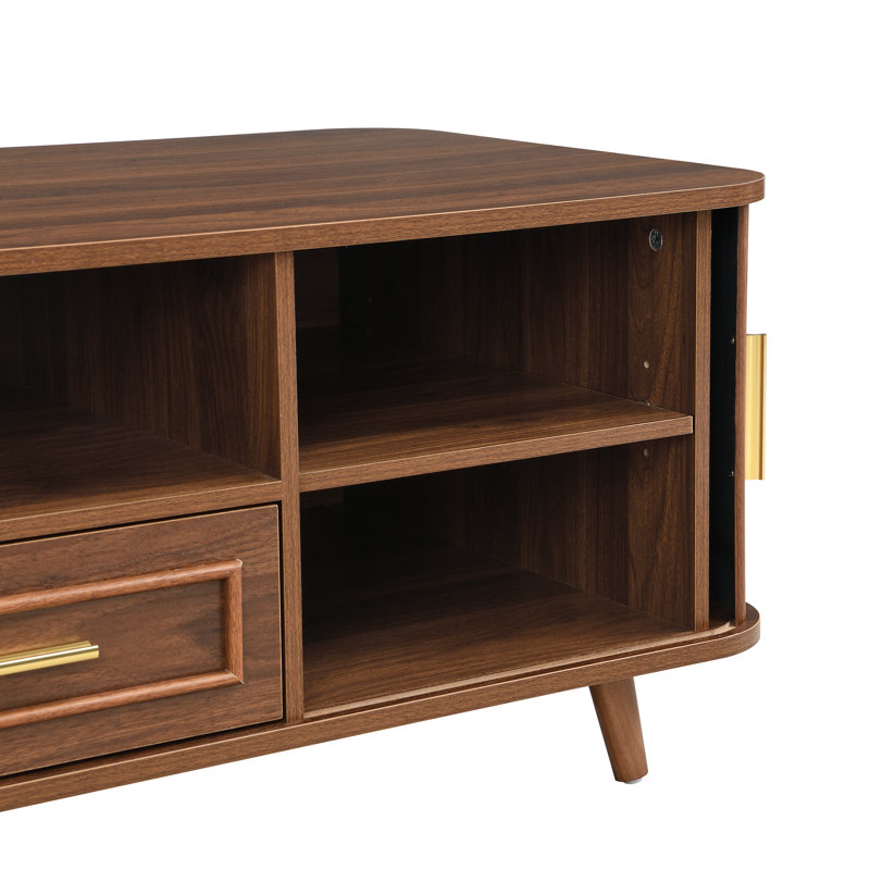 Kyra Kyra Multi-Storage Coffee Table, Walnut