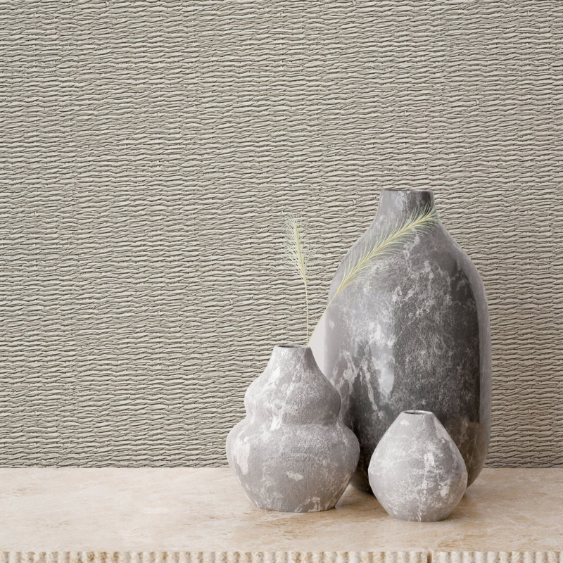 33cmm x 33cm Matte Wallpaper Roll, Light Grey