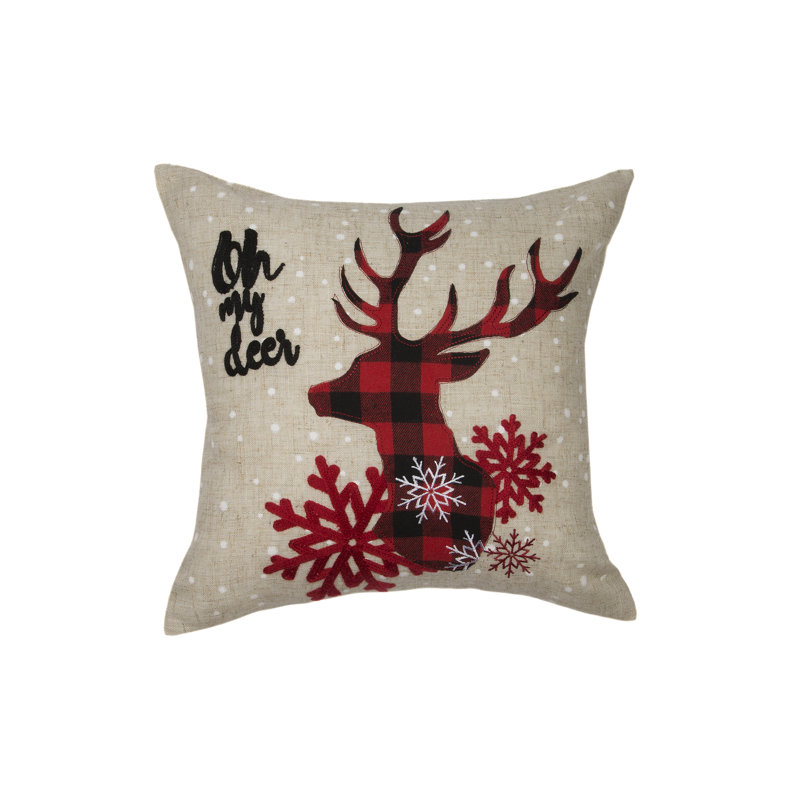  Coussin de Noël Oh My Deer