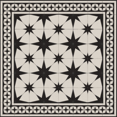 NightSky Black Cushioned Kitchen Mat