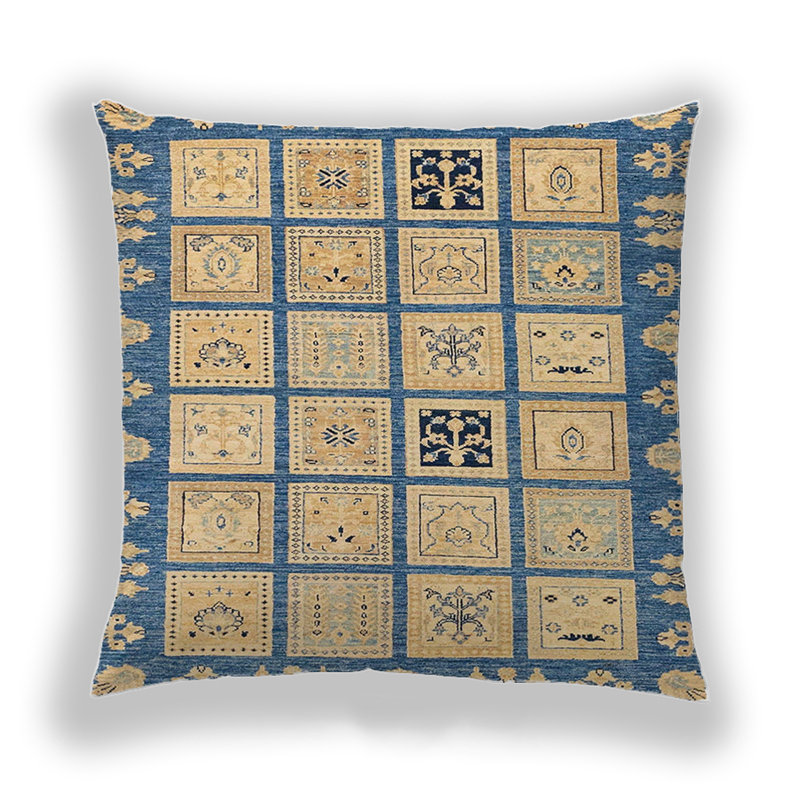 Coussin Abstract 2866, Microsuède