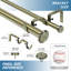 Tringle à rideaux double réglable 1 "Cousar-106440176-106440182