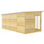 Lela 16 x 8 ft Summerhouse with Storage Shed