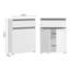 Torino Particle Board Rectangle Accent Cabinet