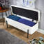 Aurimas 110cm Wide Rectangle No Pattern Standard Ottoman with Storage-331597397