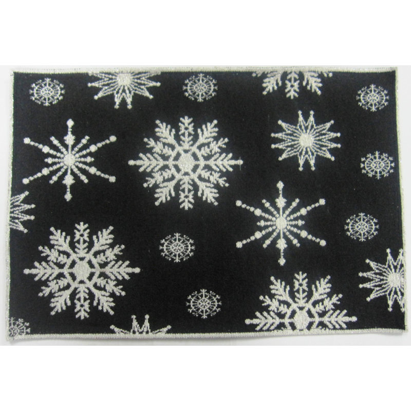 Napperon Poinsettia, Coureur 13" L x 72" D