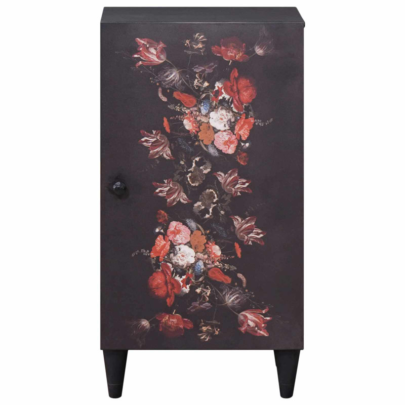 Solid Wood Rectangle Accent Cabinet