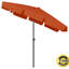 Mathias 200 cm W X 125 cm D Rectangular Beach Parasol with Manual Lift-885308859