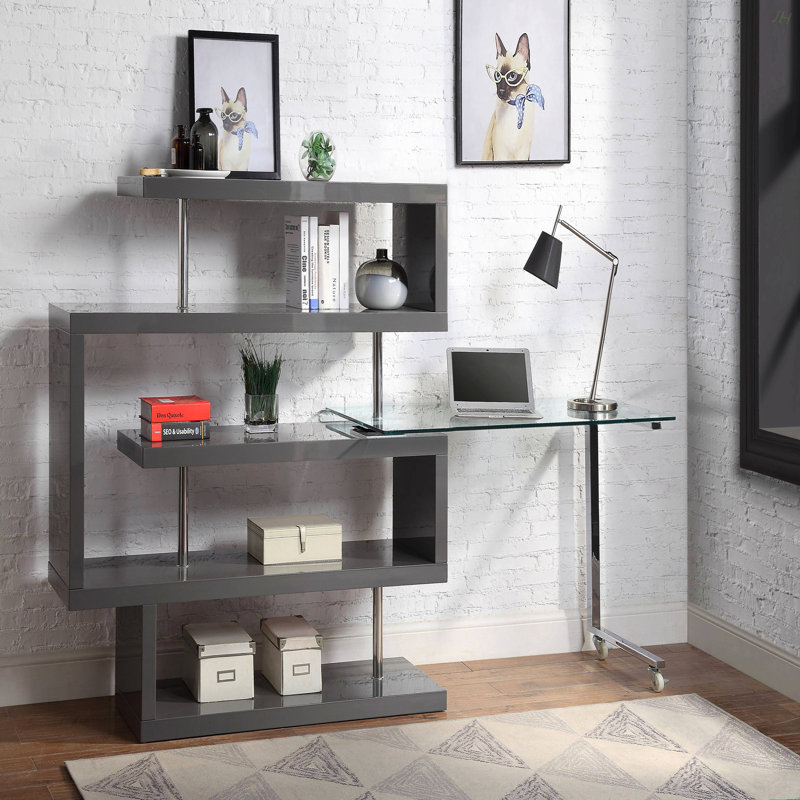 Bureau d'écriture Buck II, Gris