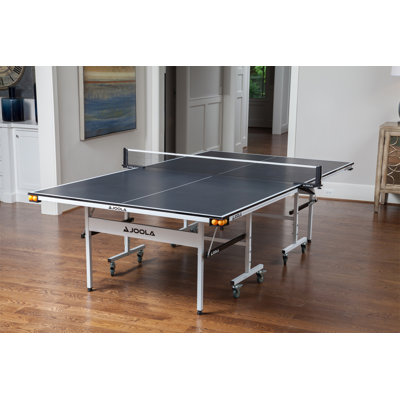JOOLA Rally - Professional MDF Indoor Table Tennis Table with Quick Clamp Net Set with Playback Mode