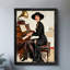 «Black Love Vintage Paris from Elegant Lady», reproduction d'art encadrée de style rétro-1962022703