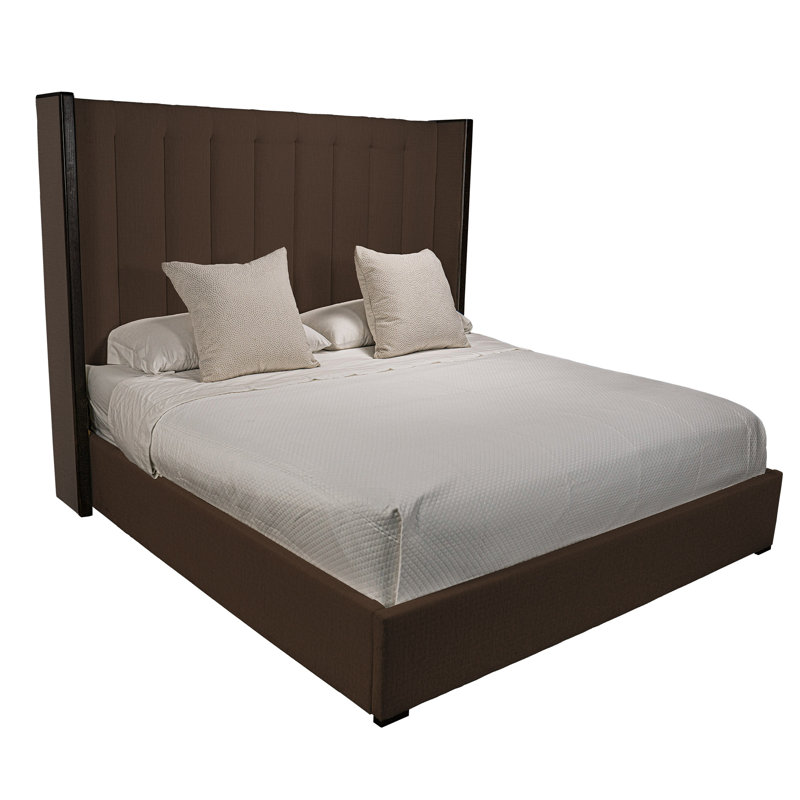 Elyse Channel Bed, Brown, King