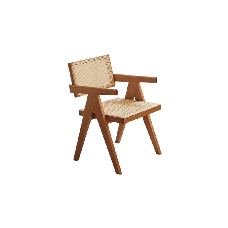 Chaise en bois massif au fini naturel