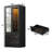2-Door 71" H Armoire With LED Sensor Light, Acrylic Mirror, Drawers And Hanging Rod-1027565950