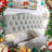 Linen Upholstered Headboard-Modern-Adjustable Height-Button Tufting-107186415-107186412