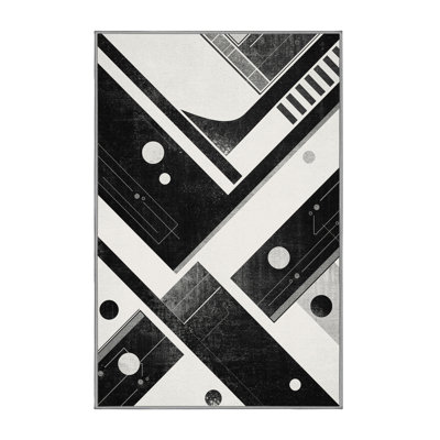 Tapis géométrique moderne et contemporain Aust Hockey Stick Puck