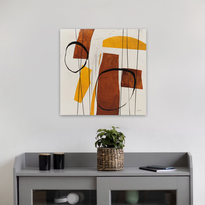 Ringleader Modern Abstract Art moderne, H 18 po x l 18 po