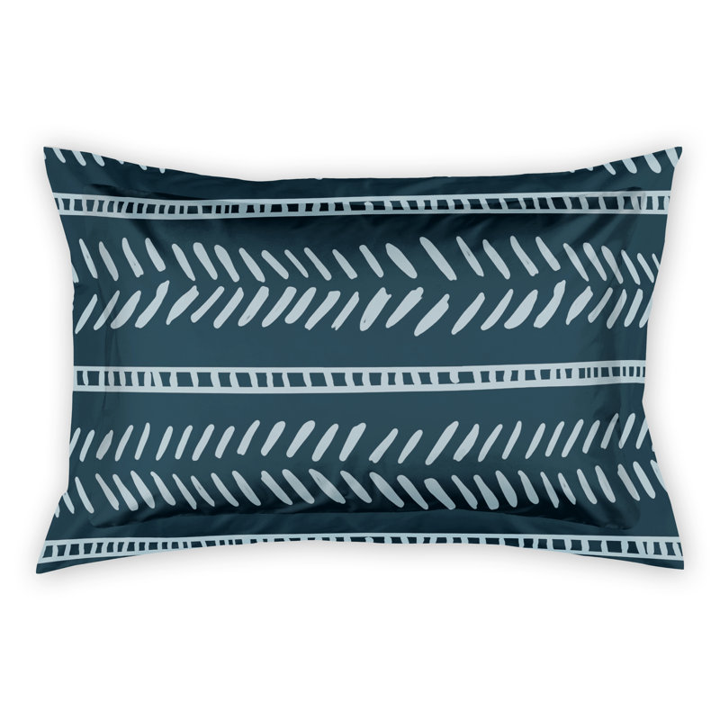 Taie décorative bleu marine, Très grand