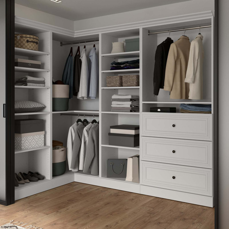 Système d'organisation l 96 po Alvaretta, Blanc