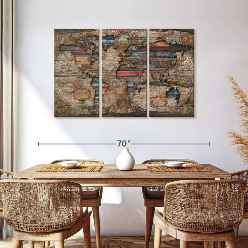 Aliaz Distress World, 36" H x 57" W