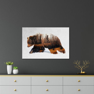 «Travelling Bear» par Andreas Lie - impression non encadrée