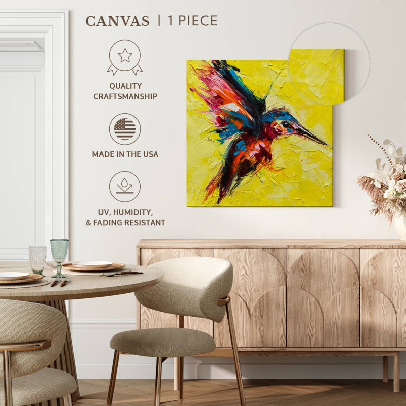 Brampt Kingfisher Bird, 20" H x 20" W