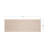72 In. X 24 In. X 1/8 In. Unfinished Diamond Decorative Perforated Paintable MDF Screening Panel Insert