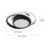 Modern Ellipse LED Flush Mount