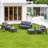 Alexandro 54.9'' Wide Sofa Set Outdoor Conversation Set for Patio