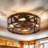 Stay Cool & Stylish Year-Round: 20" Black Farmhouse Caged Ceiling Fan With Remote & Built-In Light