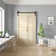 84'' Assembled Solid Wood Bi-Fold Barn Doors with Installation Hardware Kit