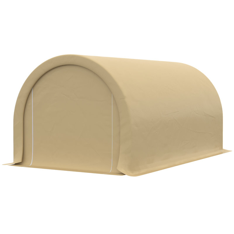 Outsunny 10' X 16' Carport, Beige