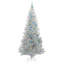 vidaXL Christmas Tree with 150 LEDs with Stand Silver PET-150593258