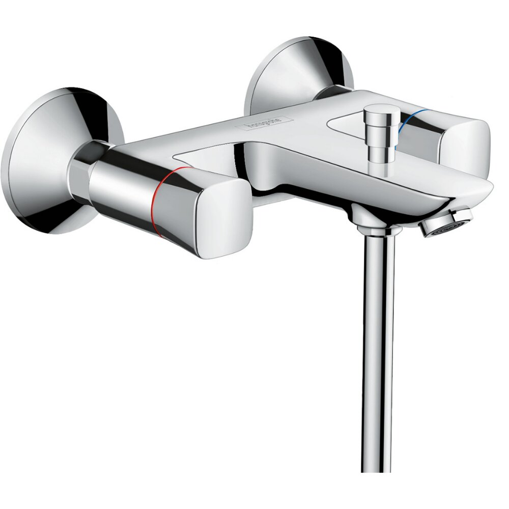 Hansgrohe Logis 2-Griff Wannenarmatur Aufputz Chrom