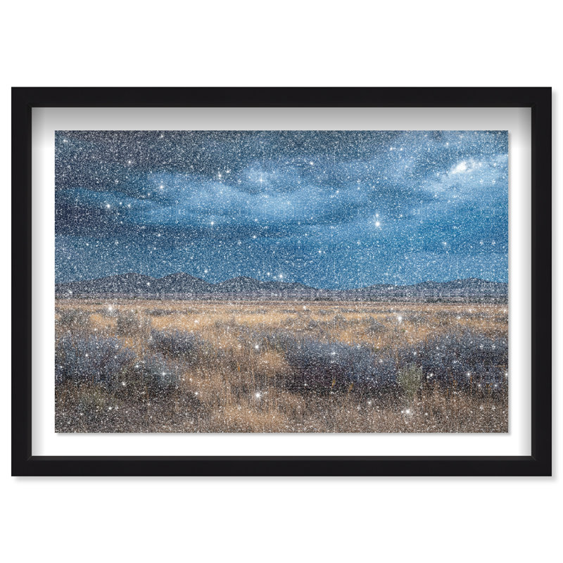 Dark Sky I Print by Oliver Gal, 11.5" H x 16.5" W, Black Shadowbox