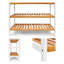 12 Pair Solid Wood Shoe Rack