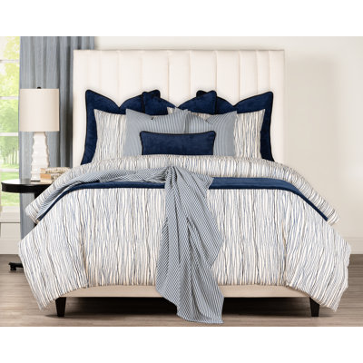 Magnolia Home Fashions Meander Harbor Duvet Cover & Shams Set