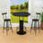 3-Piece Dining Table Set, Round Dining Table with Storage and 2 Bar Stools for Dining Room-327236783