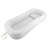 DENFER 110 Volt 1 - Person Rectangle Inflatable Bathtub in White