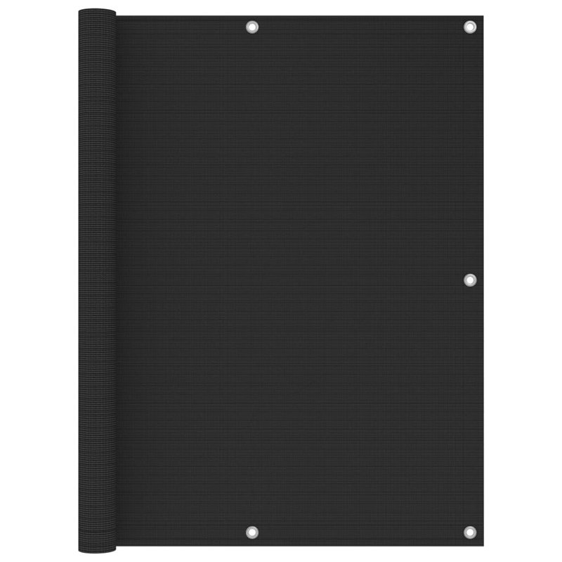 Chauvigny Vinyl Yard/Privacy Fence, Anthracite, 120cm H x 500cm W x 0.15cm D