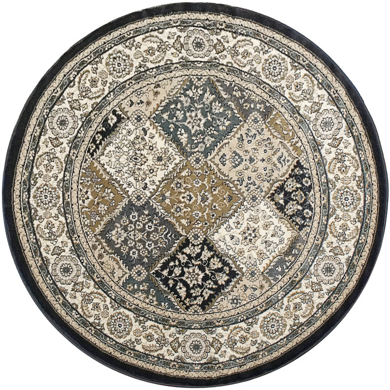 Mishawaka Oriental Indoor Rug, Round 5'3"