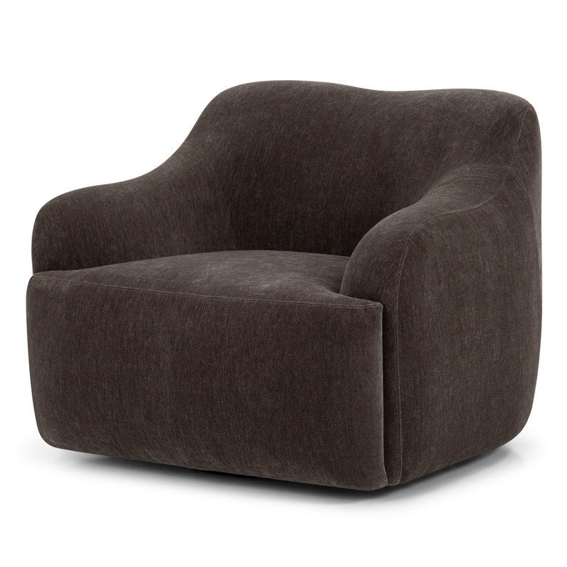 Orla Upholstered Swivel Chair- Chenille