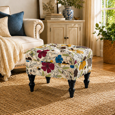 Cauley Upholstered Ottoman