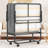 Veola Folding Bed, guest bed, office rest bed with 4'' Mattress, outside bed, Metal Structure with elasticity and flexible wood slats-880757458