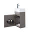 Petit meuble-lavabo mural moderne avec lavabo Modern