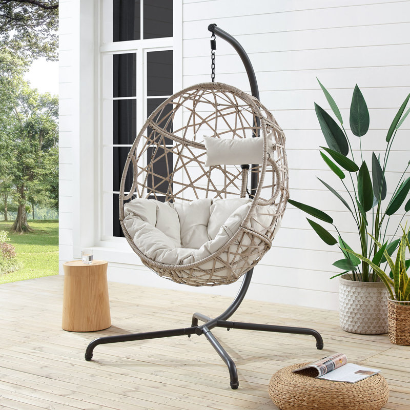 wayfair hanging egg chair